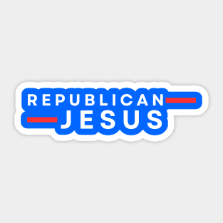 Republican-Jesus Sticker